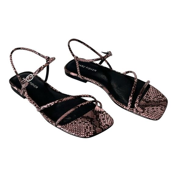 Marc Fisher Mikal Strappy Flat Sandals - Picture 1 of 8
